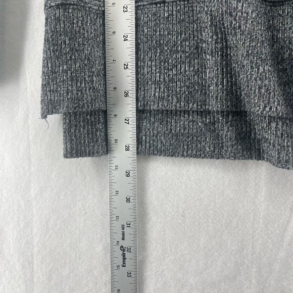 Gap Sweater Women's Sz XS Gray Knitted Cowl Neck Relaxed Fit Ribbed Hem Pullover - Picture 4 of 12